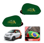 North Dakota State Bison NCAAB Car rear view mirror cover-View Elastic