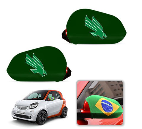 North Texas Mean Green NCAAB Car rear view mirror cover-View Elastic