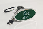 Oakland Athletics MLB Hitch Cover LED Brake Light for Trailer