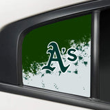 Oakland Athletics MLB Rear Side Quarter Window Vinyl Decal Stickers Fits Dodge Charger