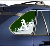 Oakland Athletics MLB Rear Side Quarter Window Vinyl Decal Stickers Fits Toyota Rav4