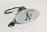 Oakland Athletics MLB Hitch Cover LED Brake Light for Trailer