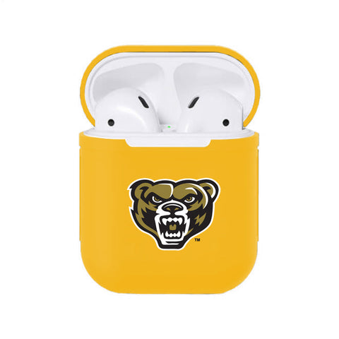 Oakland Golden Grizzlies NCAA Airpods Case Cover 2pcs