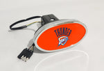 Oklahoma City Thunder NBA Hitch Cover LED Brake Light for Trailer