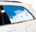 Oklahoma City Thunder NBA Rear Side Quarter Window Vinyl Decal Stickers Fits Jeep Grand