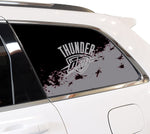 Oklahoma City Thunder NBA Rear Side Quarter Window Vinyl Decal Stickers Fits Jeep Grand