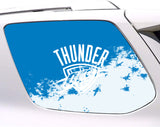 Oklahoma City Thunder NBA Rear Side Quarter Window Vinyl Decal Stickers Fits Toyota 4Runner