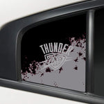 Oklahoma City Thunder NBA Rear Side Quarter Window Vinyl Decal Stickers Fits Dodge Charger