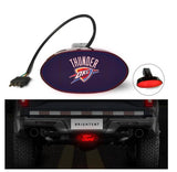 Oklahoma City Thunder NBA Hitch Cover LED Brake Light for Trailer