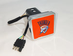 Oklahoma City Thunder NBA Hitch Cover LED Brake Light for Trailer