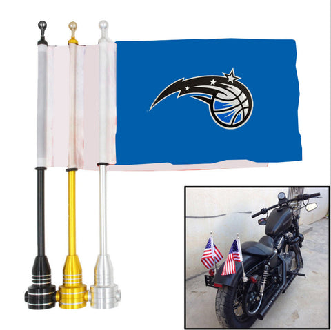 Orlando Magic NBA Motocycle Rack Pole Flag