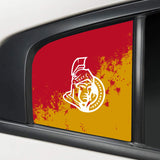 Ottawa Senators NHL Rear Side Quarter Window Vinyl Decal Stickers Fits Dodge Charger