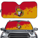 Ottawa Senators NHL Car Windshield Sun Shade Universal Fit Sunshade