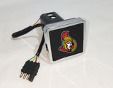 Ottawa Senators NHL Hitch Cover LED Brake Light for Trailer