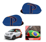 Pepperdine Waves NCAAB Car rear view mirror cover-View Elastic