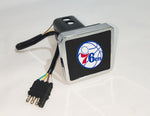 Philadelphia 76ers NBA Hitch Cover LED Brake Light for Trailer