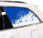 Philadelphia 76ers NBA Rear Side Quarter Window Vinyl Decal Stickers Fits Jeep Grand