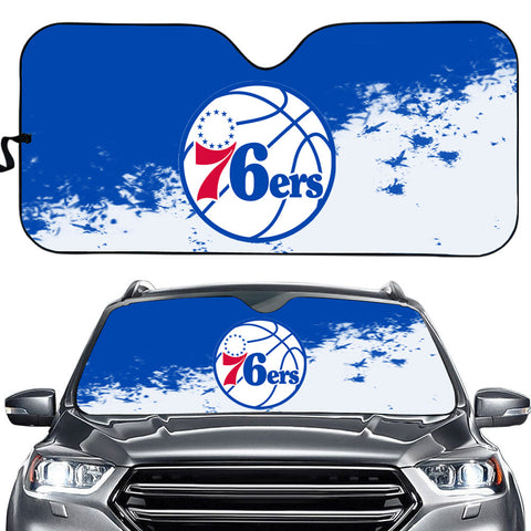 Philadelphia 76ers NBA Car Windshield Sun Shade Universal Fit Sunshade