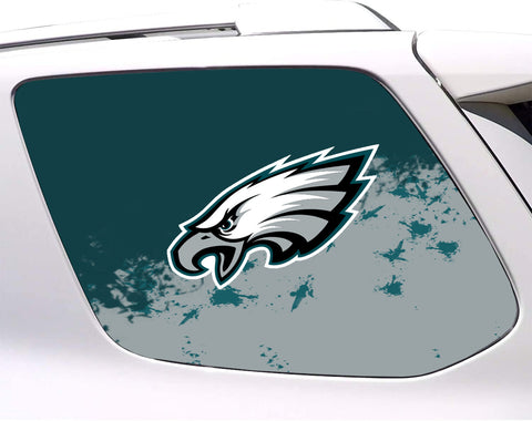 Philadelphia Eagles NFL Rear Side Quarter Window Vinyl Decal Stickers Fits Toyota 4Runner