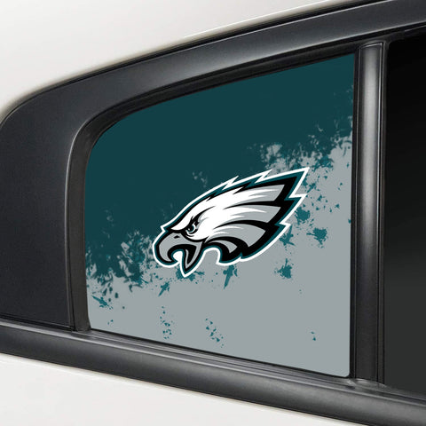 Philadelphia Eagles NFL Rear Side Quarter Window Vinyl Decal Stickers Fits Dodge Charger