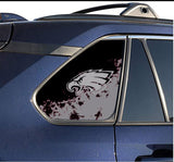 Philadelphia Eagles NFL Rear Side Quarter Window Vinyl Decal Stickers Fits Toyota Rav4