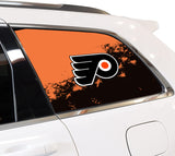 Philadelphia Flyers NHL Rear Side Quarter Window Vinyl Decal Stickers Fits Jeep Grand