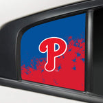 Philadelphia Phillies MLB Rear Side Quarter Window Vinyl Decal Stickers Fits Dodge Charger