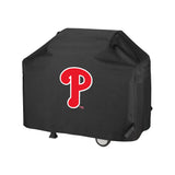 Philadelphia Phillies MLB BBQ Barbeque Outdoor Black Waterproof Cover