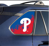 Philadelphia Phillies MLB Rear Side Quarter Window Vinyl Decal Stickers Fits Toyota Rav4