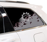 Phoenix Suns NBA Rear Side Quarter Window Vinyl Decal Stickers Fits Jeep Grand