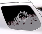 Phoenix Suns NBA Rear Side Quarter Window Vinyl Decal Stickers Fits Toyota 4Runner