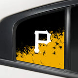 Pittsburgh Pirates MLB Rear Side Quarter Window Vinyl Decal Stickers Fits Dodge Charger