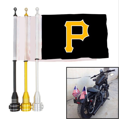 Pittsburgh Pirates MLB Motocycle Rack Pole Flag