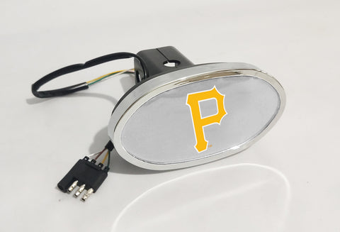 Pittsburgh Pirates MLB Hitch Cover LED Brake Light for Trailer