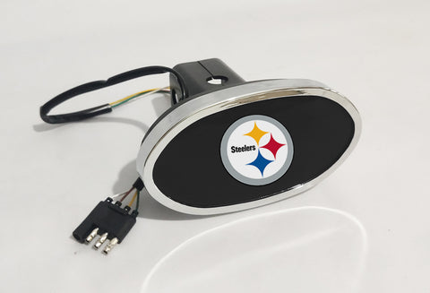 Pittsburgh Steelers NFL Hitch Cover LED Brake Light for Trailer