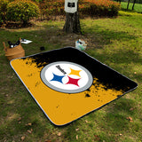 Pittsburgh Steelers NFL Picnic Blanket Mat Beach Outdoor Waterproof