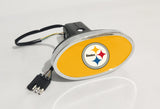 Pittsburgh Steelers NFL Hitch Cover LED Brake Light for Trailer