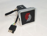 Portland Trail Blazers NBA Hitch Cover LED Brake Light for Trailer