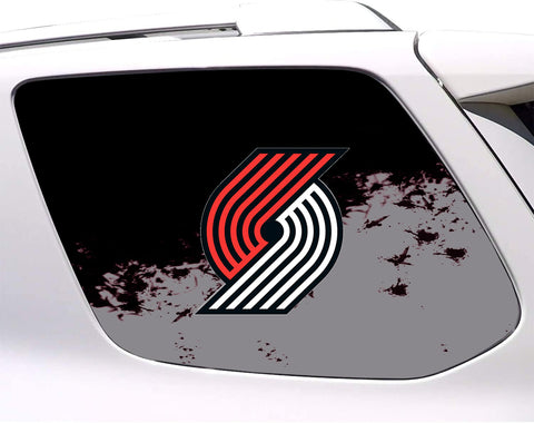 Portland Trail Blazers NBA Rear Side Quarter Window Vinyl Decal Stickers Fits Toyota 4Runner