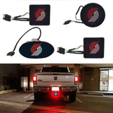 Portland Trail Blazers NBA Hitch Cover LED Brake Light for Trailer