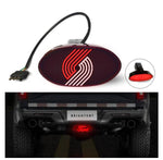 Portland Trail Blazers NBA Hitch Cover LED Brake Light for Trailer