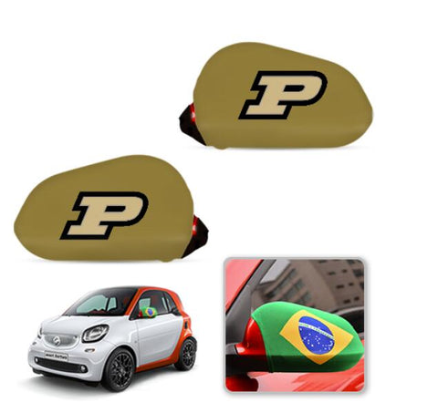 Purdue Boilermakers NCAAB Car rear view mirror cover-View Elastic