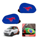 SMU Mustangs NCAAB Car rear view mirror cover-View Elastic