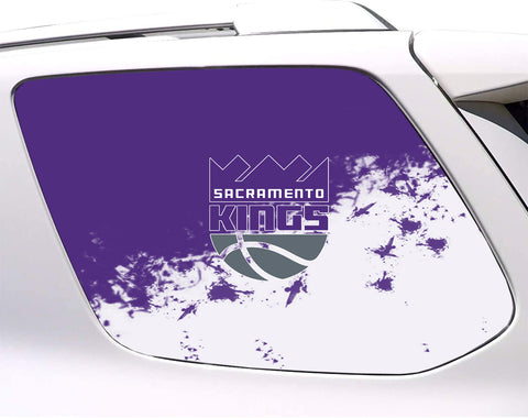 Sacramento Kings NBA Rear Side Quarter Window Vinyl Decal Stickers Fits Toyota 4Runner