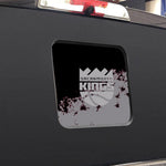 Sacramento Kings NBA Rear Back Middle Window Vinyl Decal Stickers Fits Dodge Ram GMC Chevy Tacoma Ford