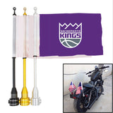 Sacramento Kings NBA Motocycle Rack Pole Flag