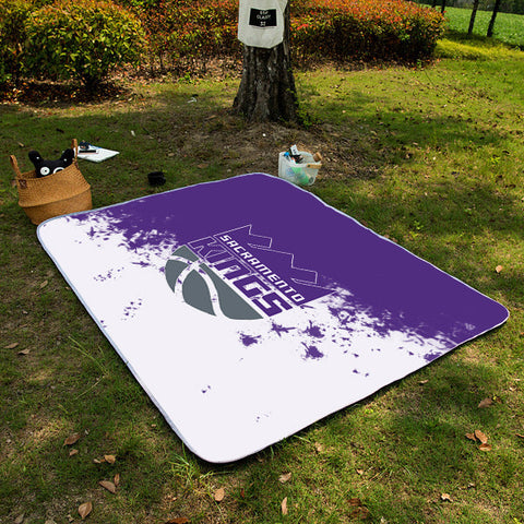 Sacramento Kings NBA Picnic Blanket Mat Beach Outdoor Waterproof