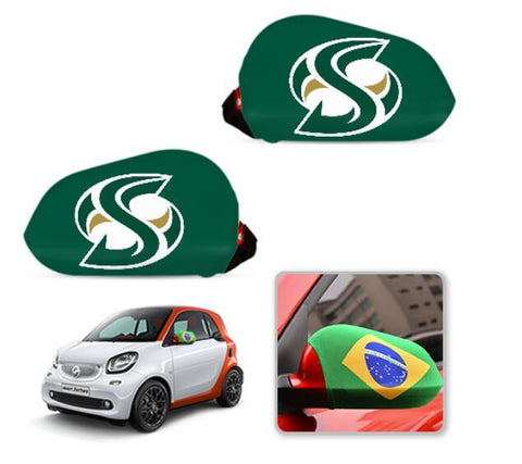 Sacramento State Hornet NCAAB Car rear view mirror cover-View Elastic