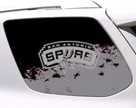 San Antonio Spurs NBA Rear Side Quarter Window Vinyl Decal Stickers Fits Toyota 4Runner