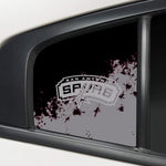 San Antonio Spurs NBA Rear Side Quarter Window Vinyl Decal Stickers Fits Dodge Charger